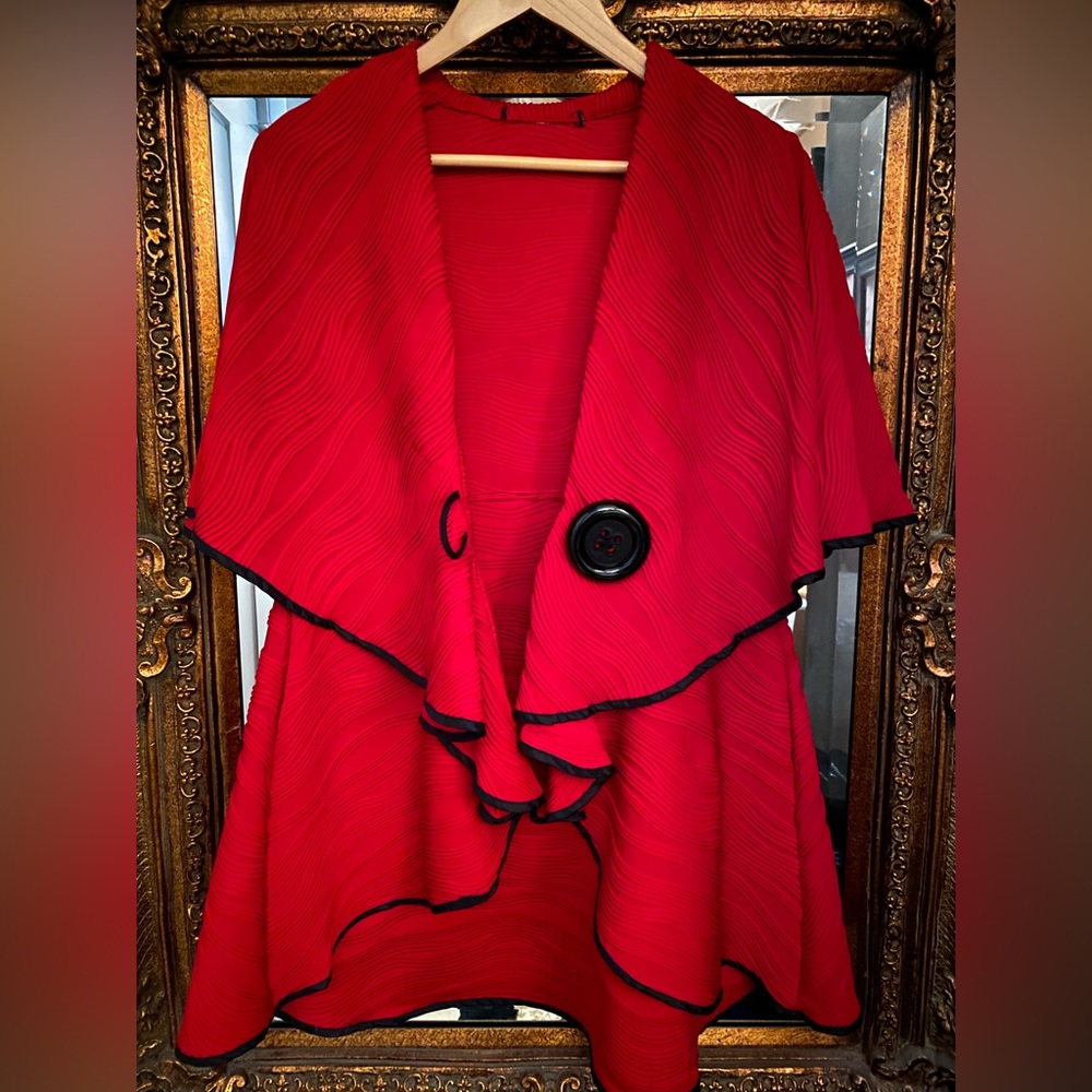Red Cape Jacket - image 2